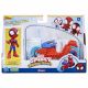 Spidey Prietenii Extraordinari Set Motocicleta si Figurina Spidey, 10 cm, Hasbro 573608